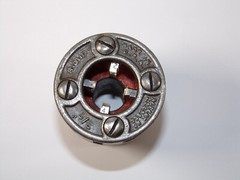 RIDGID 00R Pipe Threader Die Head Set with Ratchet, 3/4&Prime;, 3/8&Prime; & 1/4&Prime; 00-R