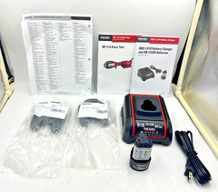 RIDGID RP115 Mini Press Tool Kit W/1/2&Prime;+3/4&Prime; Fittings+12V Li-Ion Bat (EL1134976)