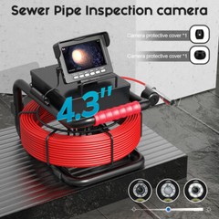 MAOTEWANG Sewer Camera HD Drain 4.3&rdquo; LCD Monitor 1000TVL Pipe Inspection Camera