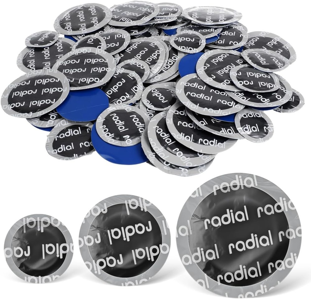 Tire Repair Pat 90Pcs High Temperature Tire Repair Patches Round Rubber Punct&hellip;
