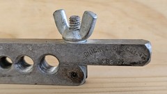 Vtg Chicago Specialty Mfg Flange Flaring Tool Clamp Holder Hardware USA