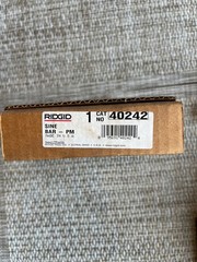 Ridgid 40242 Model 1224 Threading Machine Sine Bar