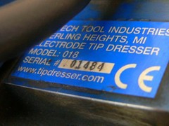 Hi-Tech Tool/Atlas Copco 018, Lzb54 A007-11 Vane Motor With Tip Dresser Head