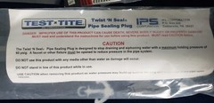 Test-Tite 83785 Twist &lsquo;N Seal Pipe Sealing Plug Kit 1/2&Prime; To 1&Prime; with EXTRA PLUGS