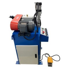 Pneumatic Solid Bar Rod Pipe Bender Chamfering Beveling Deburring Machine
