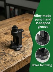 Growlush Hammer Lug Crimper Tool for 8 AWG to 4/0 Battery 8-4/0AWG, Black