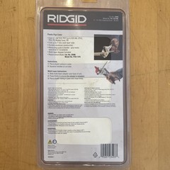 RIDGID 23493 Model PC-1375 ML Single Stroke Plastic Pipe and Tubing Cutter,