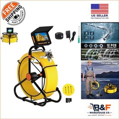 Ultimate Waterproof Plumbing Camera &ndash; 100FT Length, 32GB & Long Battery Life