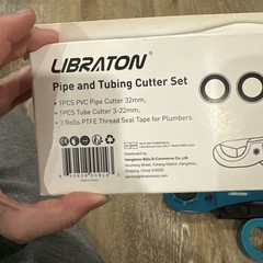 Libraton Pipe And Tubing Cutter Set