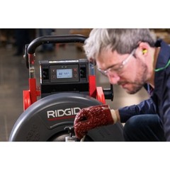 Ridgid 73048 K-4310 FXP 3/4&Prime; Drum Machine w/ FXP Batteries 8.0 Ah & Charger