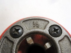 RIDGID 12R Die 1/2&Prime; Threads Model 12-R, 1/2&Prime; NPT Die Head