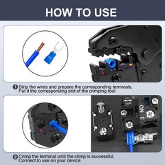 200pcs Insulated Crimp Wire Connector Terminal Assortment Contains Ring, Butt Sp