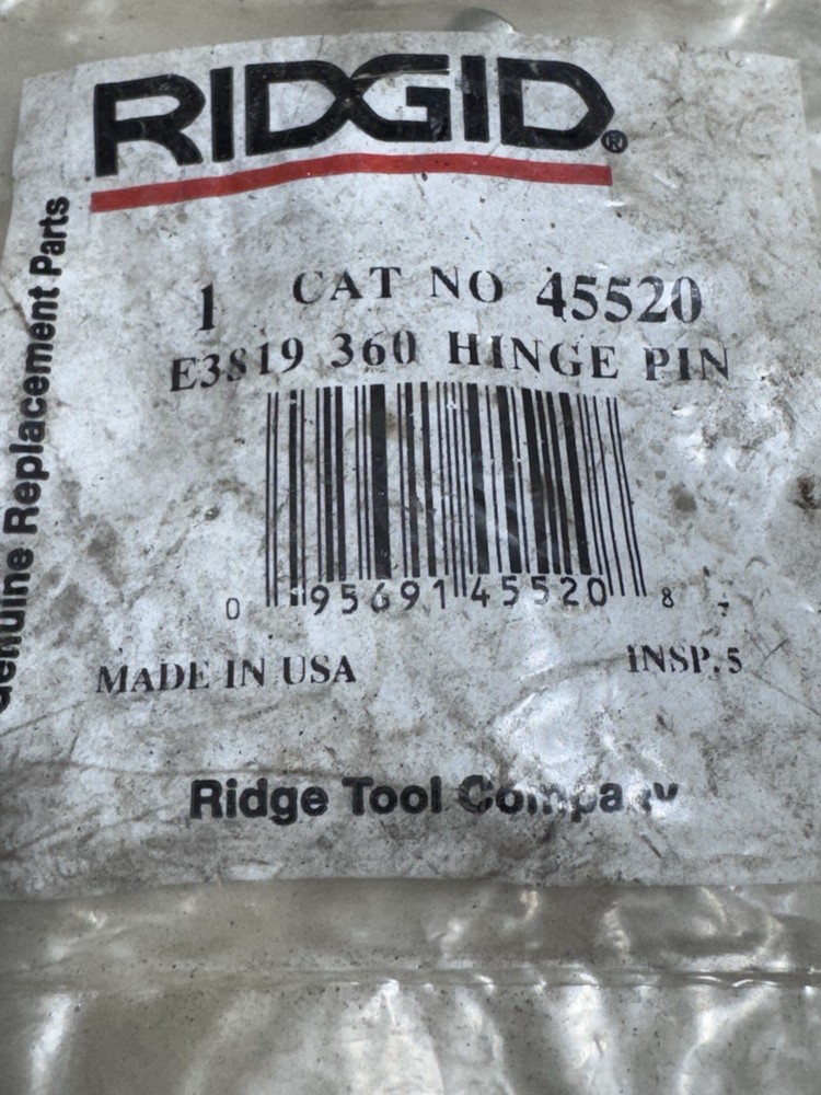 Ridgid Pin, Hinge Cutter 45520