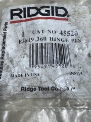 Ridgid Pin, Hinge Cutter 45520