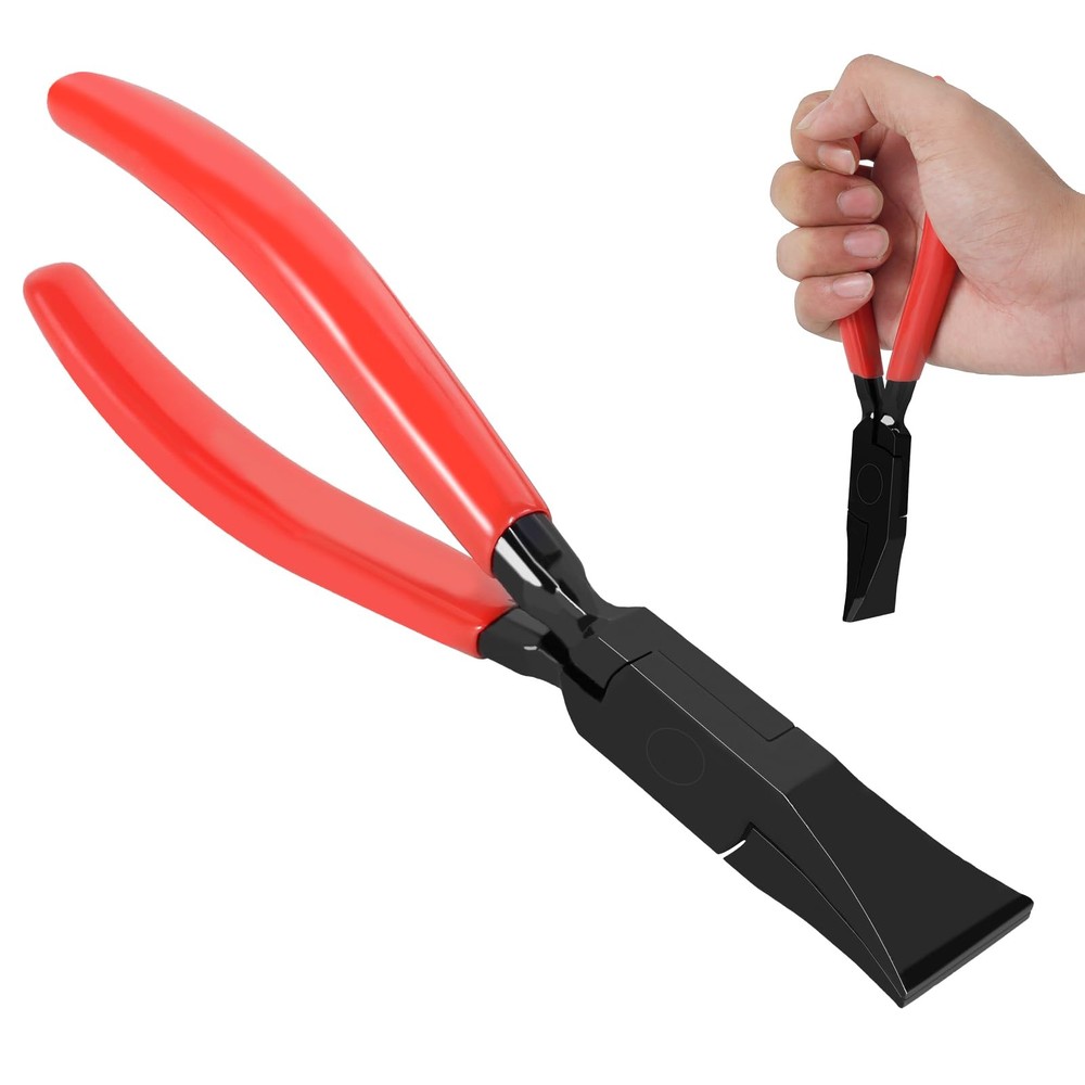 Steel Metal Hand Seamer, 7-Inch Small Metal Sheet Straight Bender Plier Tools&hellip;