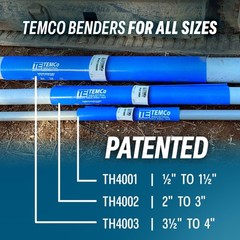 TEMCo TH4002 PVC Conduit Heat Blanket Bender 2-3&Prime;