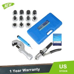 HVAC Hydraulic Swaging Tool Kit Fit For Copper Tubing Expanding 3/8&Prime; to 1-5/8&Prime;
