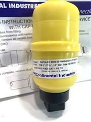 Continental Burndy Cap-N-Go 1&rdquo; CTS ID Seal Stab Fitting For PE Gas 1-1/8&rdquo; OD