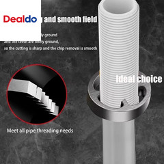 Electric Drill Compatible Pvc Pipe Threader Kit with Various Die Sizes, Pvc Pipe