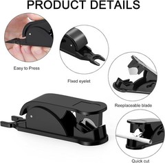 PTFE Tube Cutter, PE Hose Pipe Cutter Plastic Tubing Cutting Tool for Nylon PU
