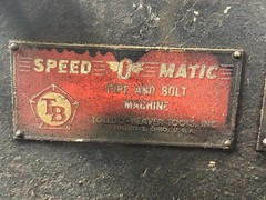 Toledo Beaver Tools SOM Pipe Bolt Threader 1/2HP 8.8A 1PH 115V Speed-O-Matic
