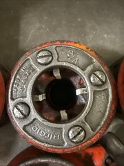 RIDGID Set Lot 1/2&rdquo;-1 1/2&rdquo; 12r Threading Threader Die Set Kit 1A Pipe Cutter