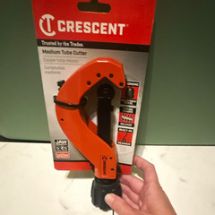Crescent CMPC218 Medium Tube Cutter 1/8 in to 2 1/8 in Built-In Reamer