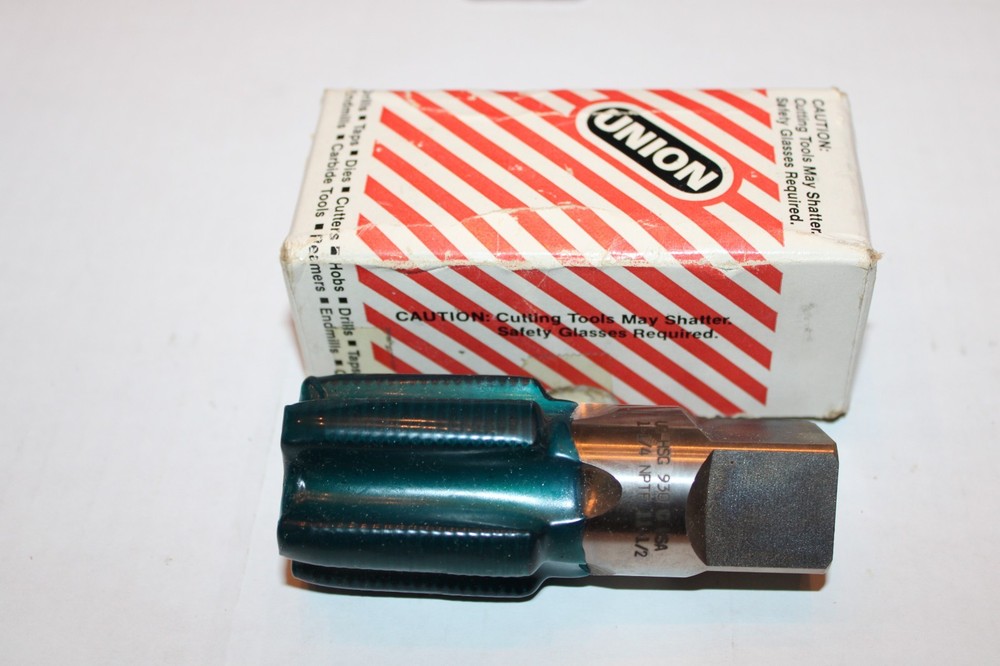 UNION BUTTERFIELD 10-10536 HSS HAND TAP 1-1/4 TAPER NPTF- 4 1/8&Prime; OAL &ndash; NEW