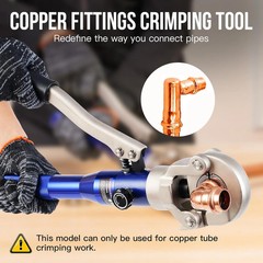 Hydraulic Copper Press Tool with 1/2&Prime;,3/4&Prime; and 1&Prime; Jaw Copper Pipe ProPress Crimp
