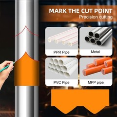 10 Pcs Pipe Saddle Template Cutting Guide Set, Precision Wrap Around Pipe&hellip;
