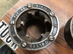 (2-PCS) 2&Prime; Toledo pipe threading die heads 1628757 (VR14)