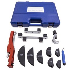 Ratcheting Pipe Tube Bender HVAC Refrigeration Tool Kit 7 Dies Complete set