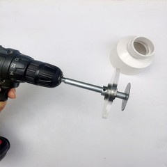4&Prime;PVC Pipe Inside Cutter(6Pcs Saw Blades),PVC Cutter Tool 4inch, White