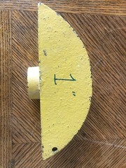 Generic cast-iron 1&Prime; Pipe Bender Die in good condition