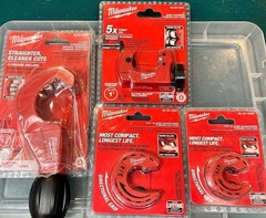Milwaukee Tubing Cutters Lot &ndash; Straight, Mini, Directional Cutters &bull; New In Box!