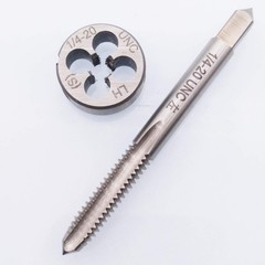 HSS 1/420 UNC Left Hand Thread Tap And Round Die Set Cutting Tool