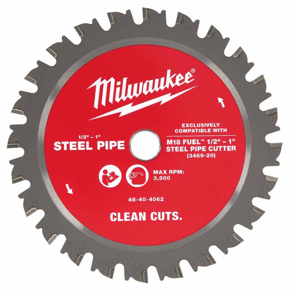Milwaukee 48-40-4062 1/2-1 in Steel Pipe Cutting Blade for M18 3469-20