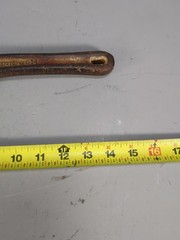 Ridgid E14 Vintage Offset Pipe Wrench 14&Prime; USA Pat 1727639 Heavy Duty Bent Handle