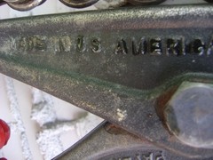 Wheeler Mfg Cast Iron Pipe Chain Snap Cutter Model 590. 27&Prime; Chain.