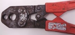 Ridgid USA 23468 PEX Crimp Tool for 1/2 & 3/4 copper crimp rings. ASTM F-1807.