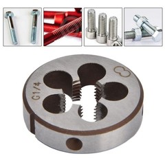 Alloy Steel 5 Chip Holes Thread Die Tool For Pipe Threading