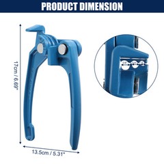 ONE Tubing Bender Tool 1/8&Prime; 3/16&Prime; 1/4&Prime; Brake Fuel Line Handheld Blue for Car