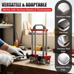 Metal Roller 2 Station Bender Roofing Tools Fabrication 0-100&deg; Bending Range &hellip;