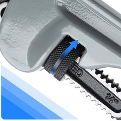 3 Pcs Aluminum Pipe Wrench Set Heavy Duty Plumbing Hand Tools 10 14 18 In