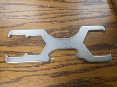 Brass Craft Plumber&rsquo;s Wrench BC T162 517 1-34 in., 2 in & 2-12 in. Nuts Spuds