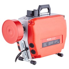 VEVOR Drain Cleaner Machine 120FT x 7/8&Prime; 420W Sewer Snake Auger Manual Feed