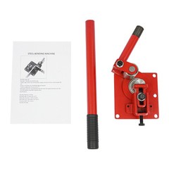 Manual Flat Bar Bender Adjustable Bending Thickness For Metalworking Shops
