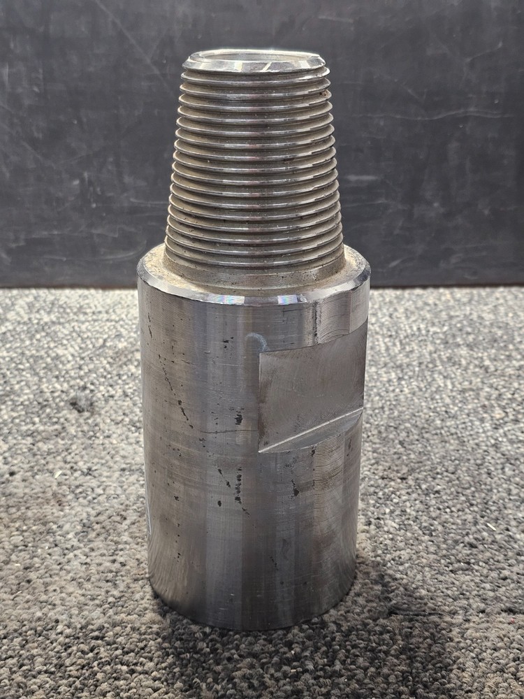 Water Well Drill Rod Tool Joint Adapter 1.59&Prime; x 3.46&Prime; x 11&Prime;, Steel