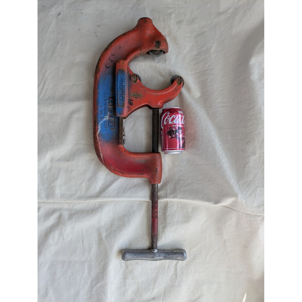 Ridgid No 6-S Heavy Duty Pipe Cutter 4 to 6 Inch Capacity Ridge Tool Co