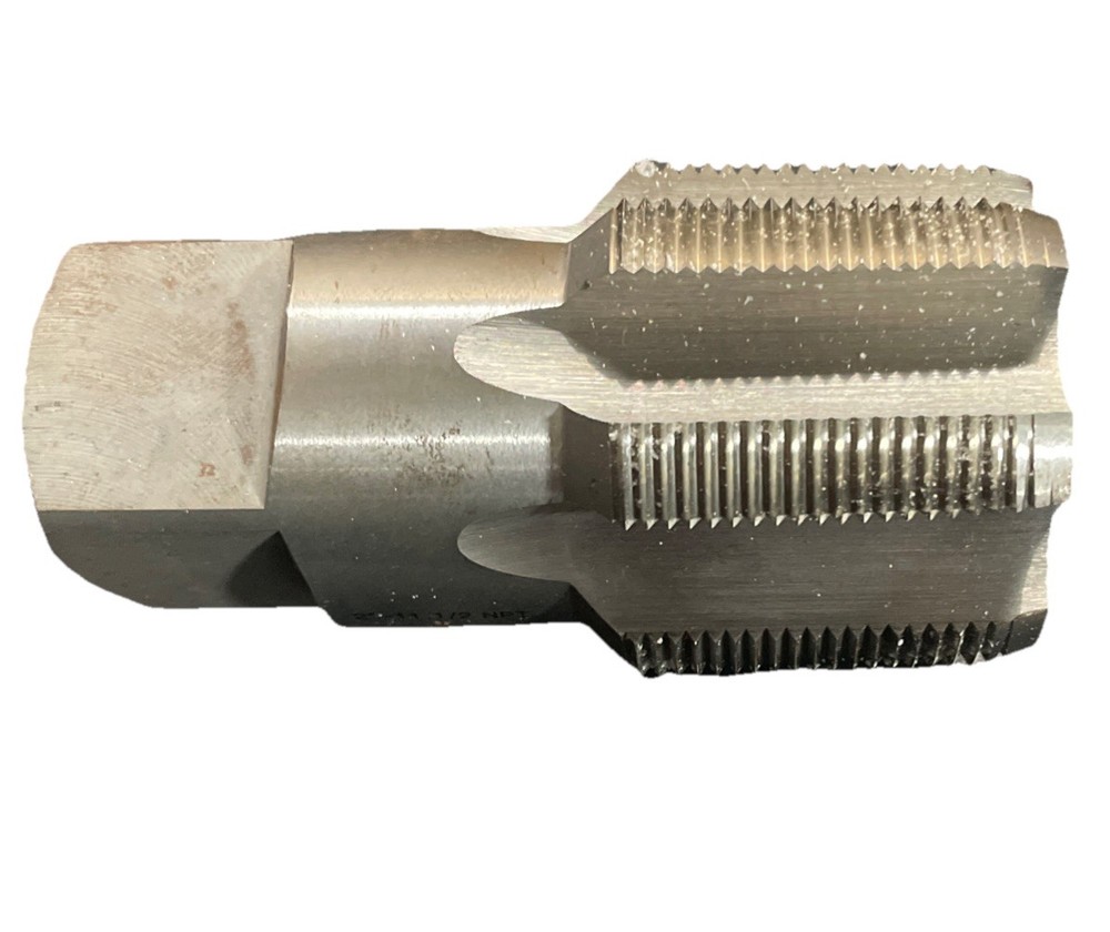 Drill America 1-1/2&Prime;-11-1/2&Prime; NPT Pipe Tap, Uncoated, Carbon Steel, DWTPT Series